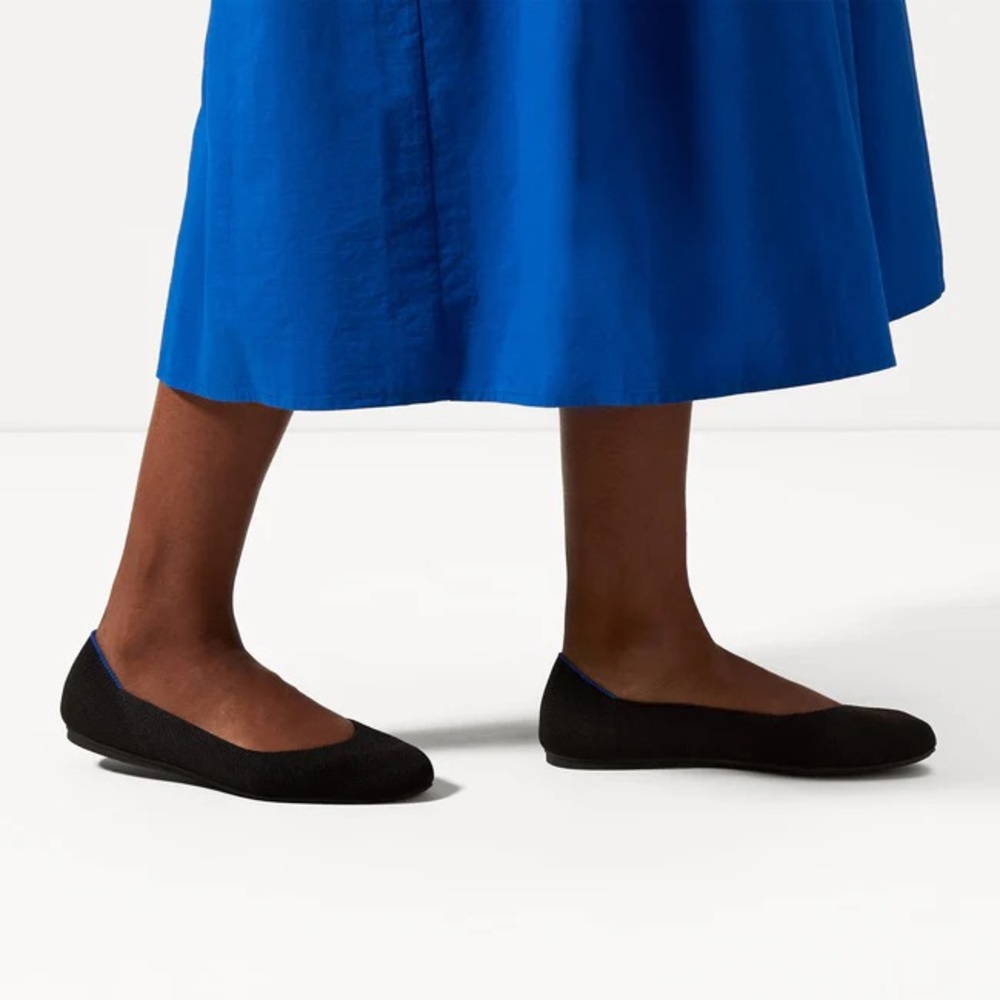 Rothys The Square Flat - Black - Picture 4 of 14